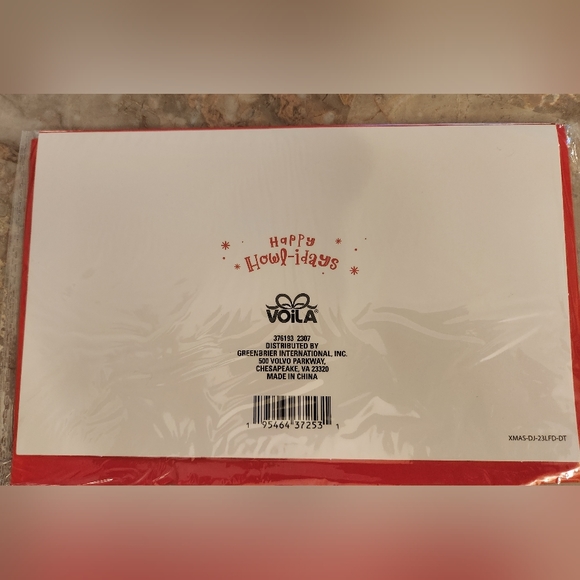 ❤️Dog Christmas Card Reindeer Puppies - Picture 4 of 5